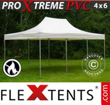 Reklamtält FleXtents Xtreme Heavy Duty 4x6m, Vit
